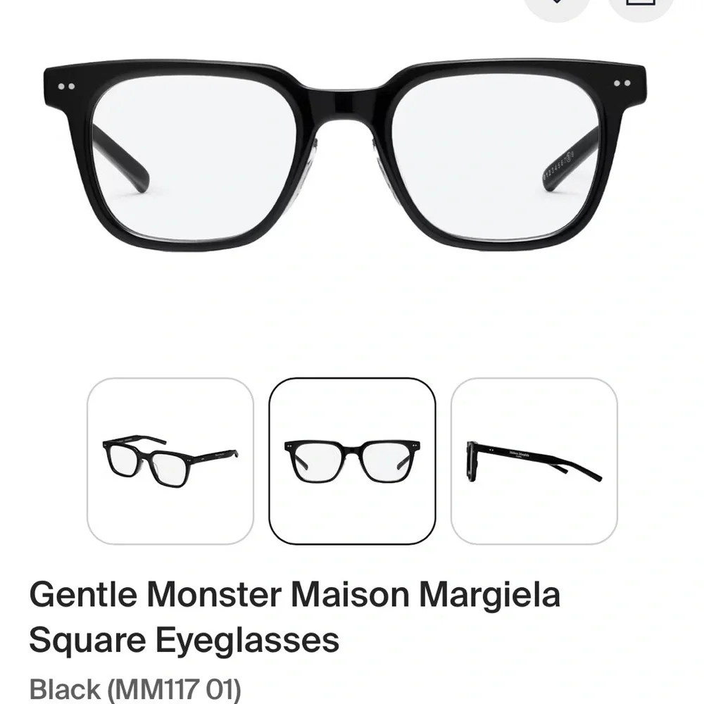 Maison Martin Margiela Black Glasses